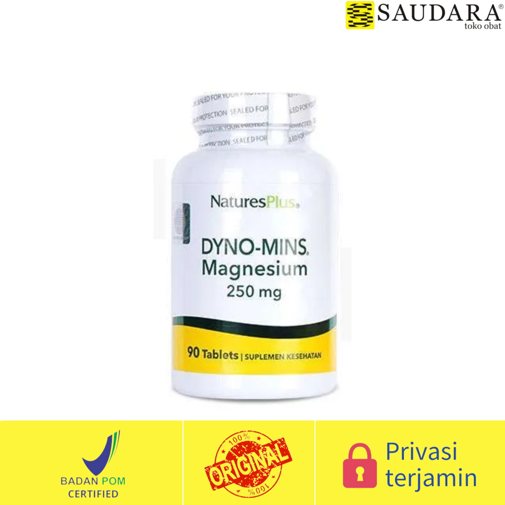 Nature's Plus Dyno-mins Magnesium 90 Tablets