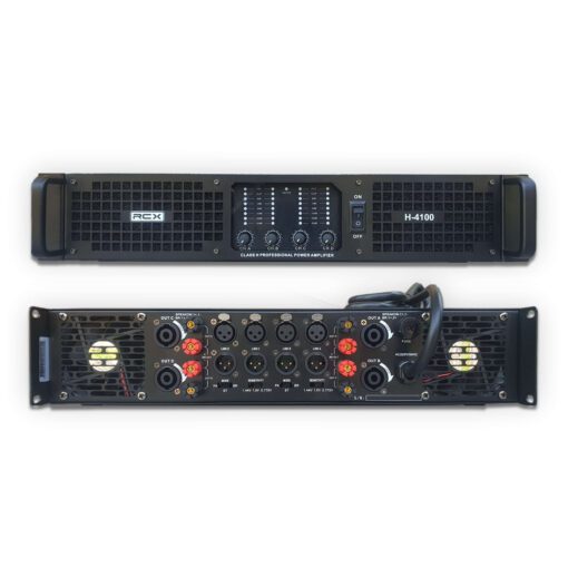 Power Amplifier RCX H-4100 4 Channel x 1000 Watt - Power Class H Original Spesialis Mid-High Sound L