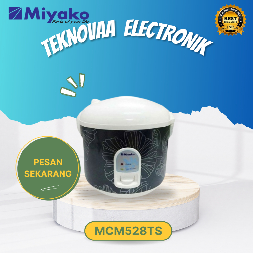 MIYAKO RICE COOKER MCM-528TS/MCM528TS/MCM528 TS/MCM 528TS/MCM-528 TS/MCM528TS/MAGIC WARMER PLUS 1.8L
