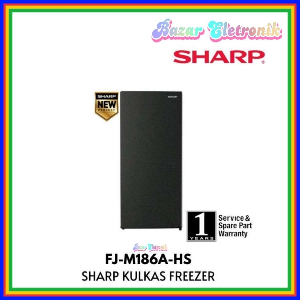 FREEZER SHARP 186 / FREEZER SHARP FJ-M186A-HS / FREEZER SHARP 158LITER