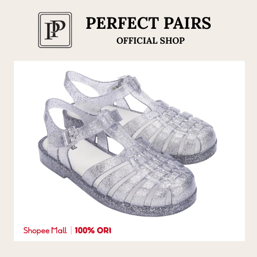 Melissa Possession Shiny Ad Glitter Clear Silver