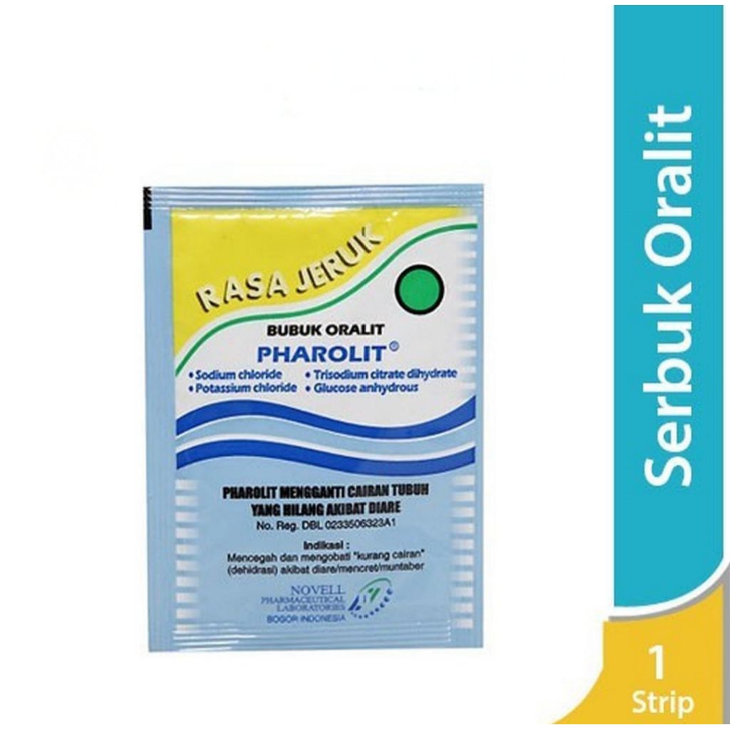 Pharolit Bubuk Oralit Rasa Jeruk 200ml