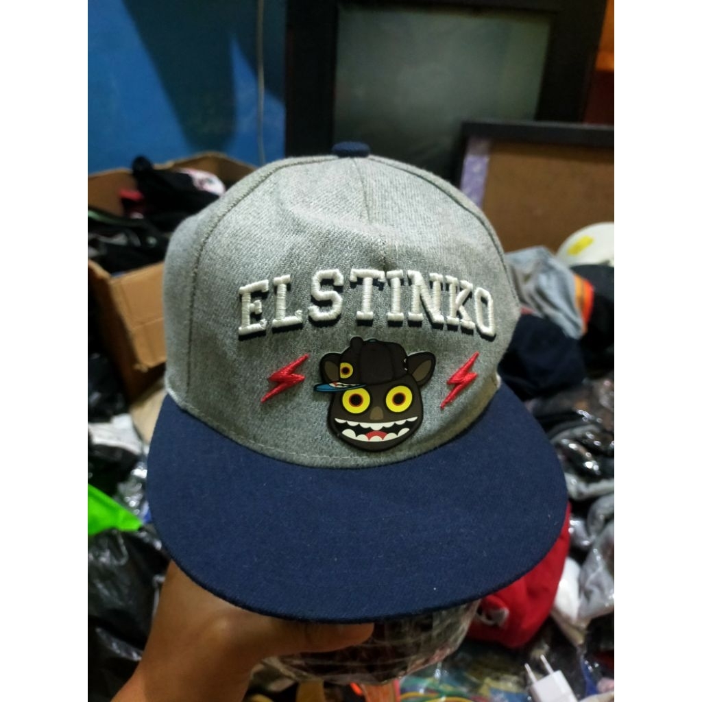 topi anak ELSTINKO fulltag twotone