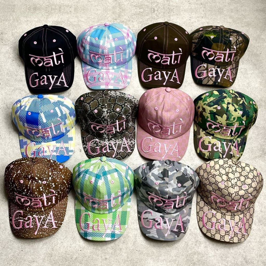 ORIGINAL TOPI ‘MATI GAYA’ BY AZERTHECREATOR CAP 12 NEW MATI GAYA CAPS