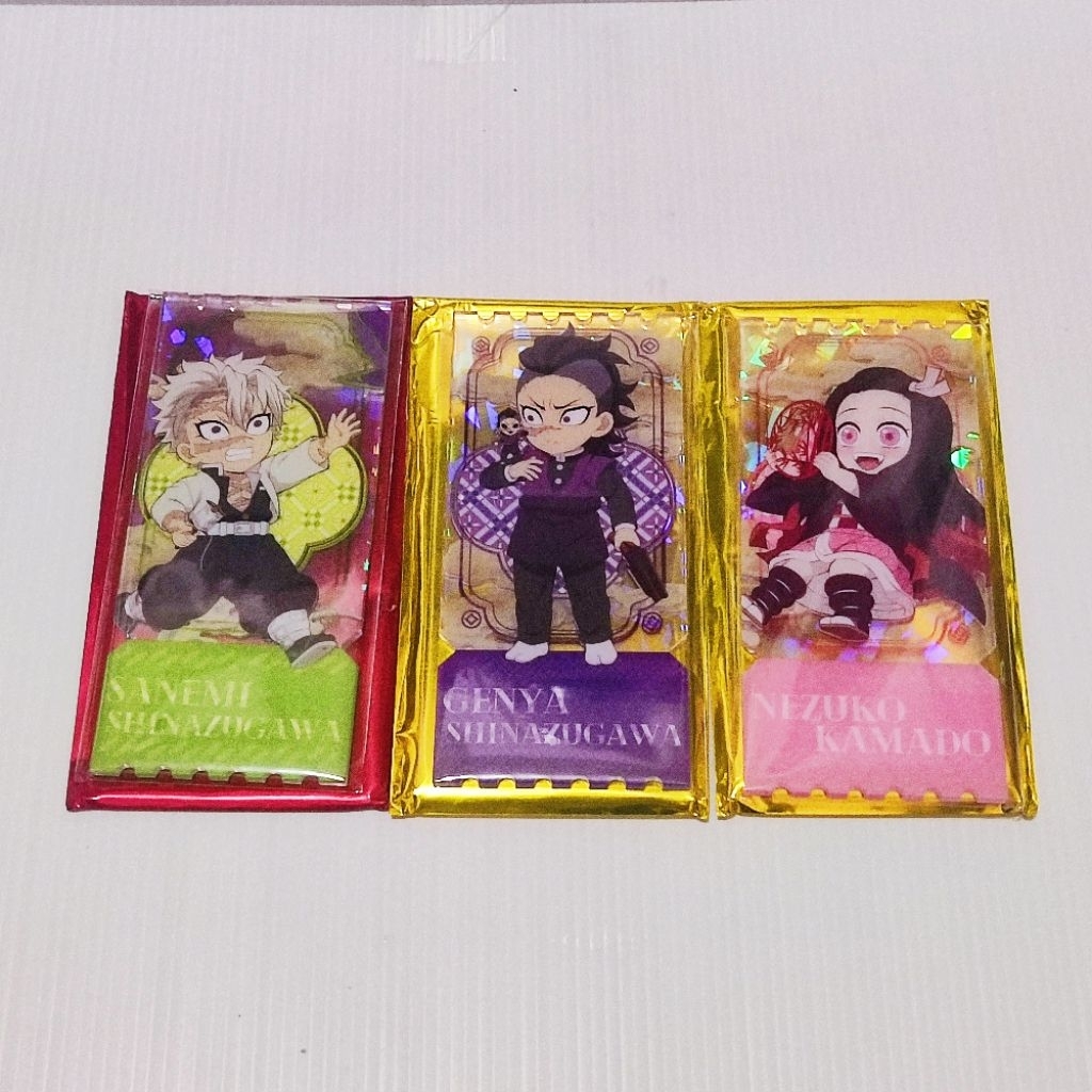 Merch Acrylic Ticket Sanemi Shinazugawa | Genya Shinazugawa | Nezuko Kamado Kimetsu No Yaiba Demon S