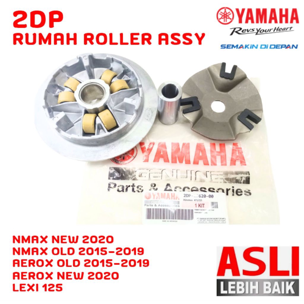 2DP ORIGINAL RUMAH ROLLER ASSY YAMAHA NEW NMAX, RUMAH ROLLER ASSY YAMAHA NMAX OLD, RUMAH ROLLER ASSY