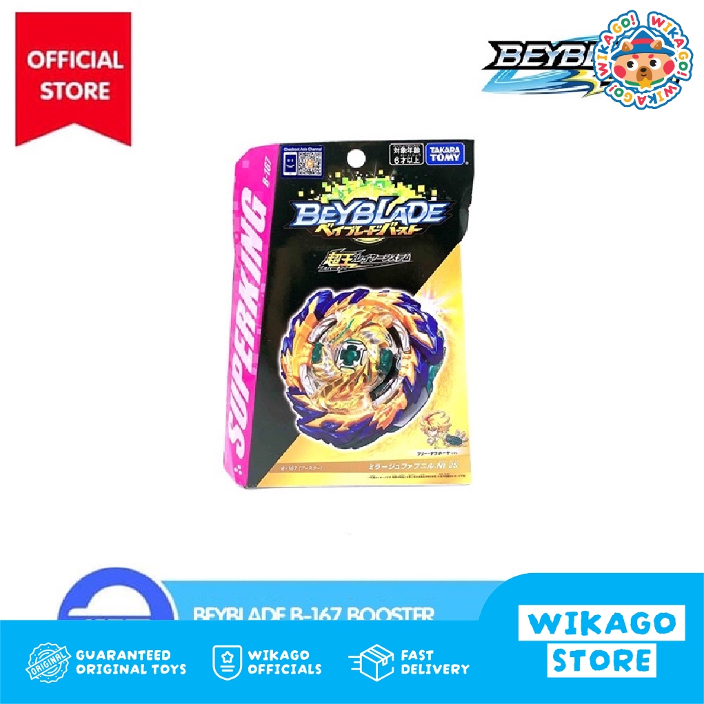 Beyblade Burst Superking B-167 Booster Mirage Fafnir.Nt 2S Takara Tomy