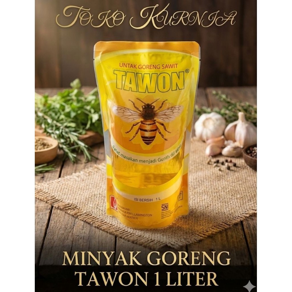 MINYAK GORENG TAWON 1 LITER