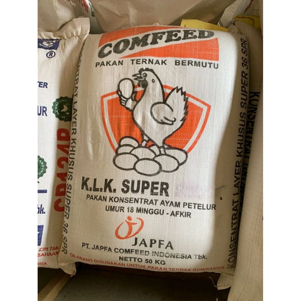 Comfeed K.L.K Super konsentrat ayam petelur pakan ayam