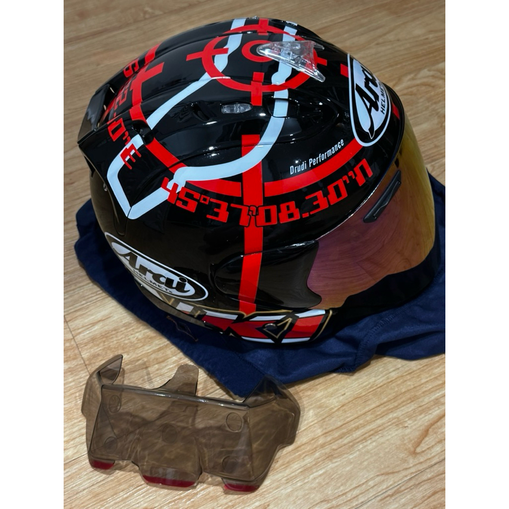 HELM HALFACE CLONE ARAI MULUS SET SPOILER