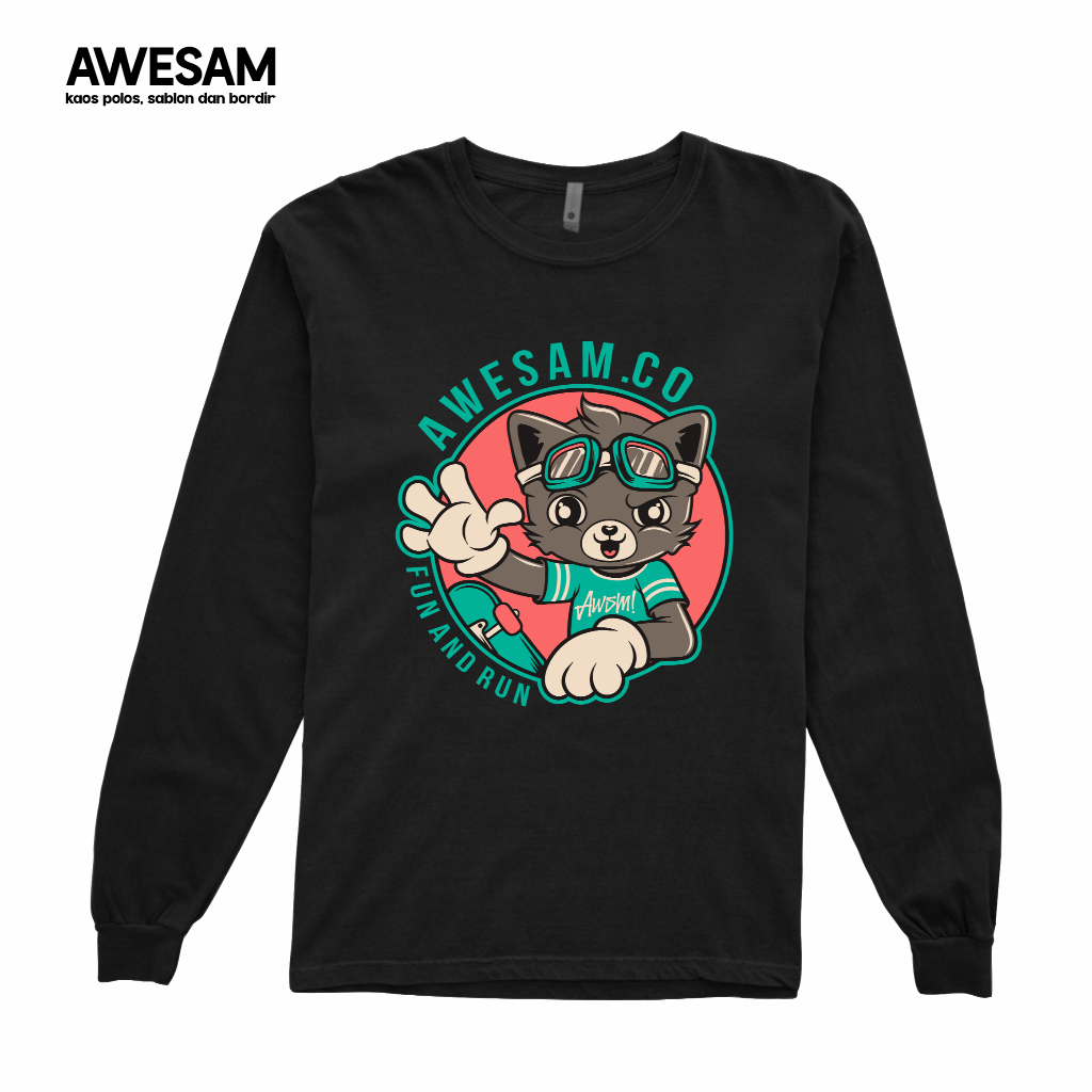 [ TERBARU ] KAOS SABLON AWESAM DISTRO - 024