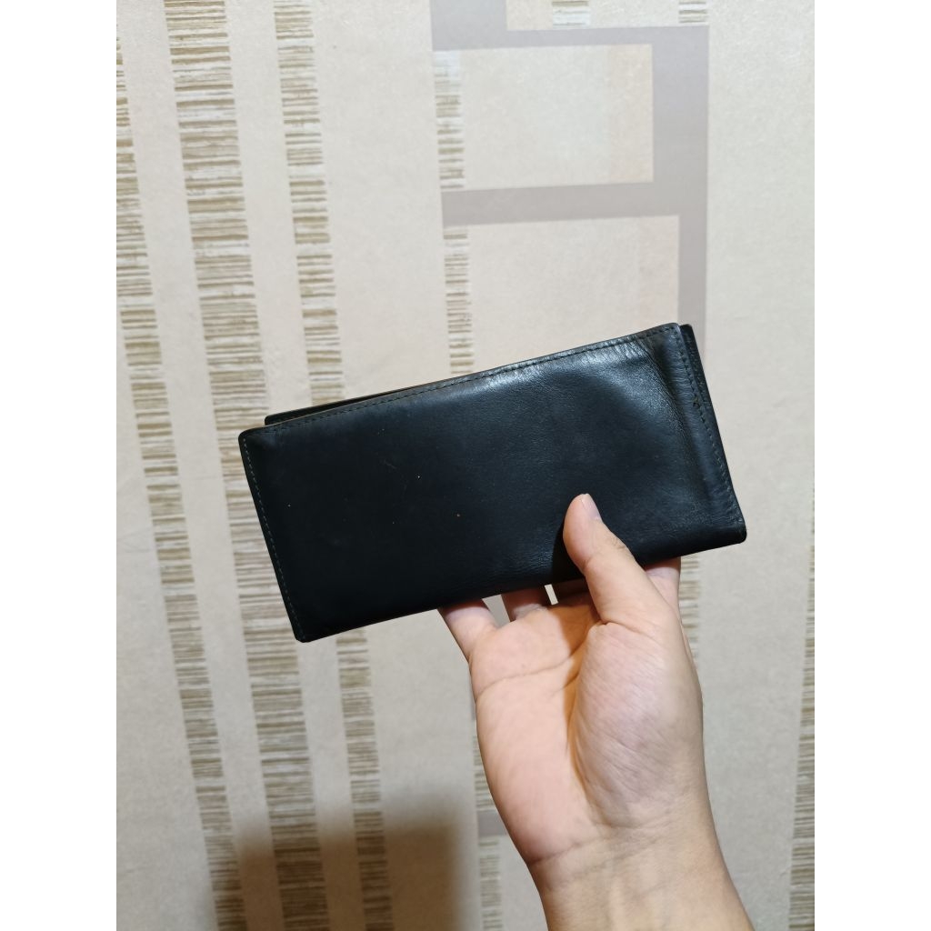 salvatore ferragamo long wallet, gree color