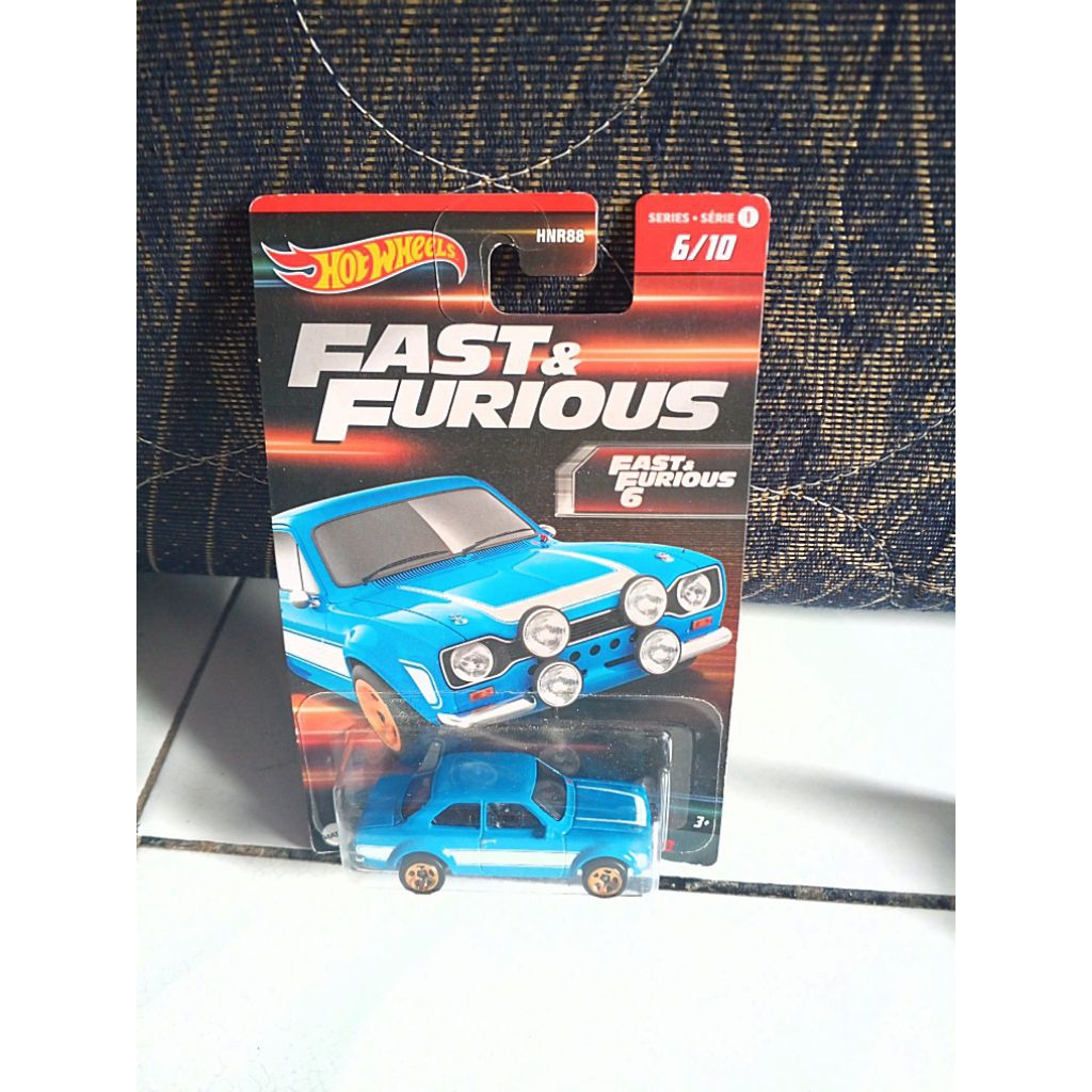 hotwheels fast& furious wave 1 70 Ford escort RS 1600 biru-hw series