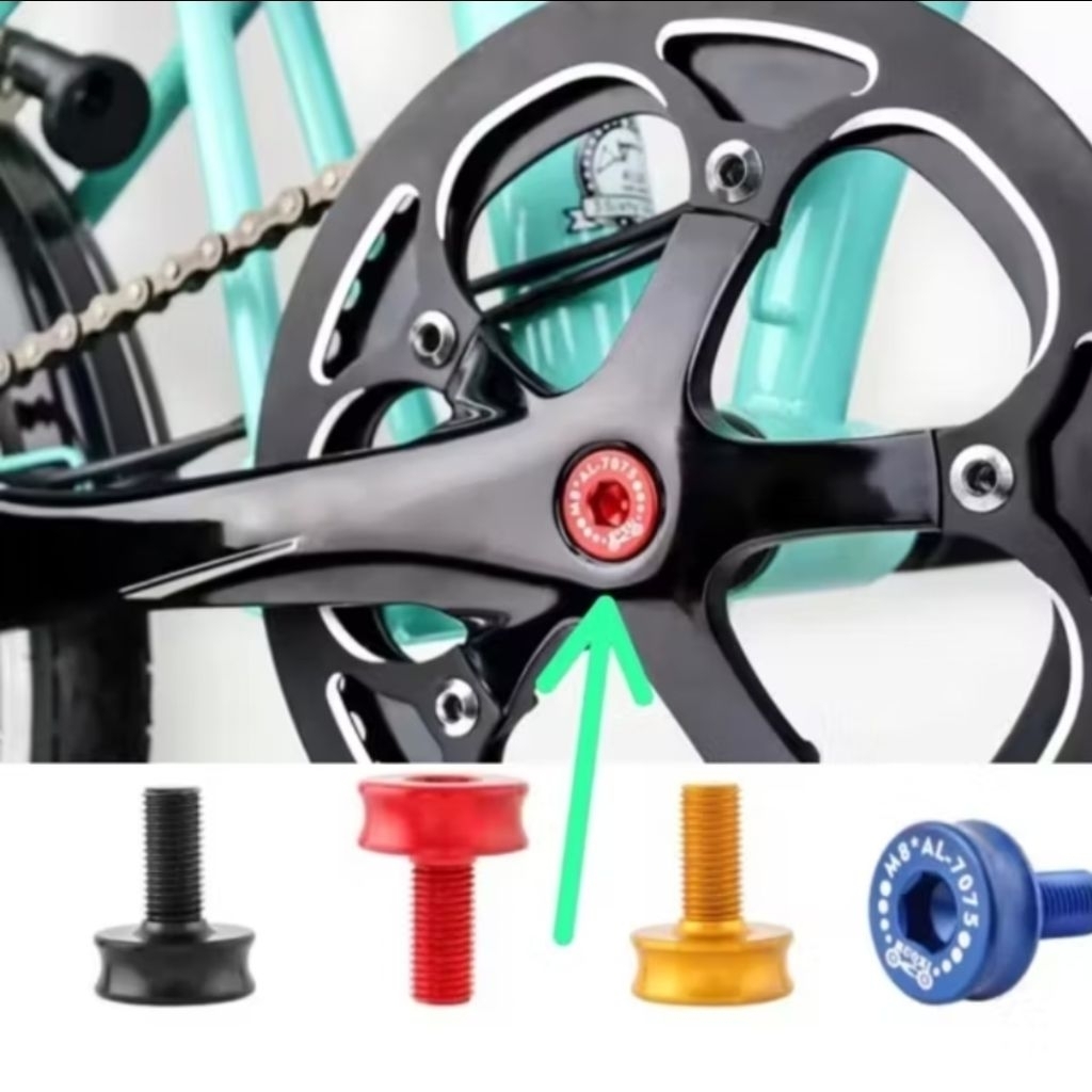 Baut Crank BB kotak Baut crank Arm BB Kotak M8