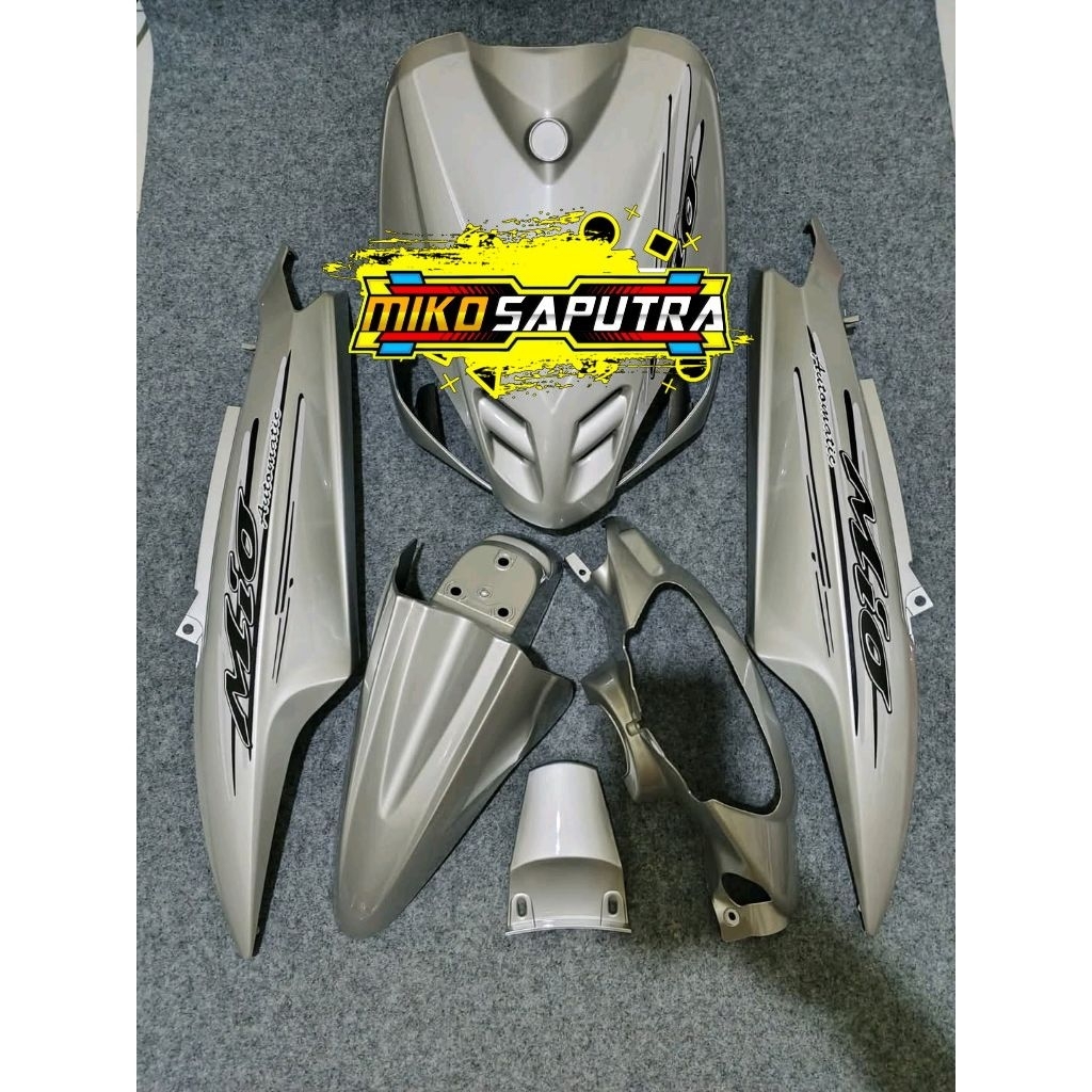 body halus Mio sporty warna silver fullset body halus Mio sporty