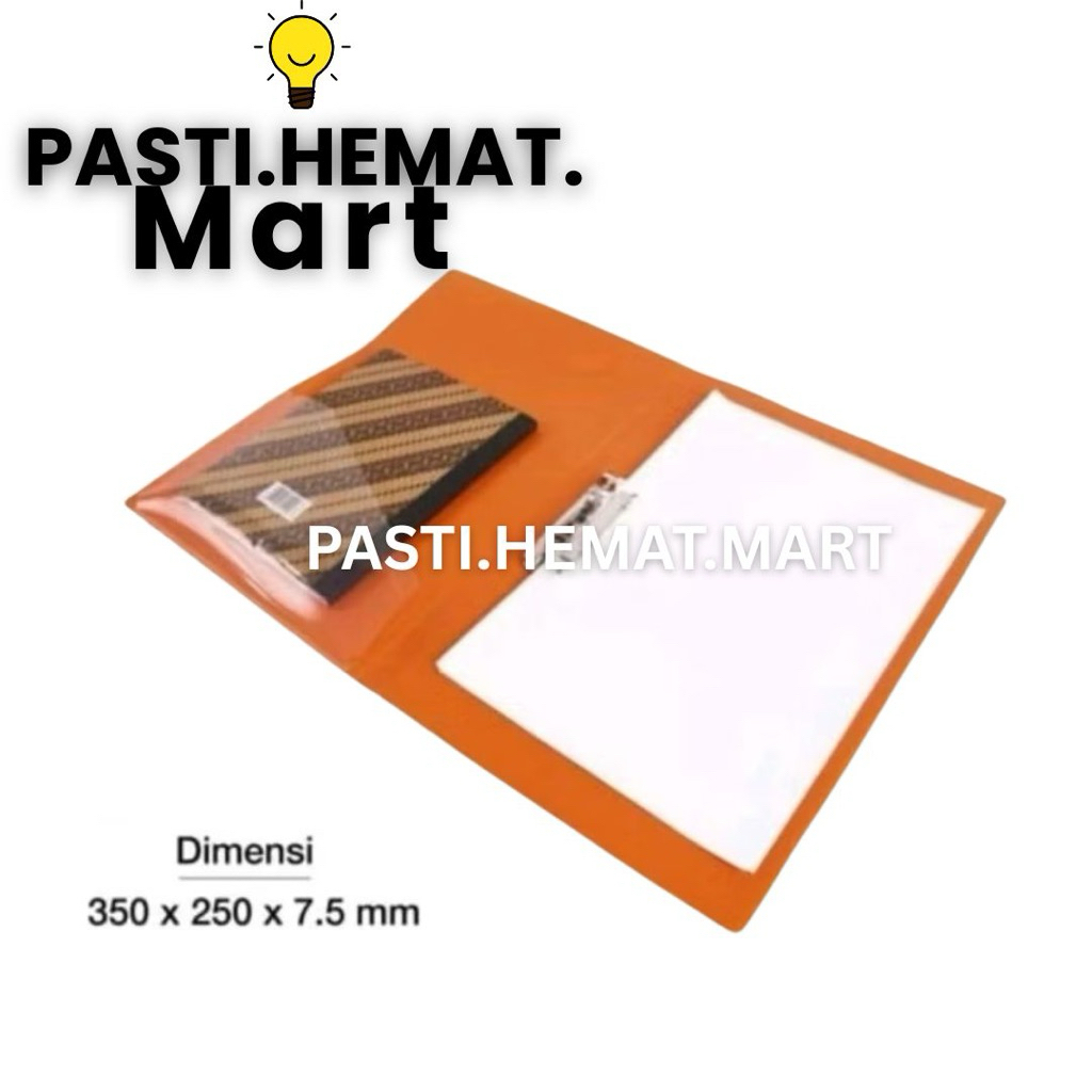 Folder One Clip File F4 | Map Plastik Jepit Clip One | Map Jepit Warna F4