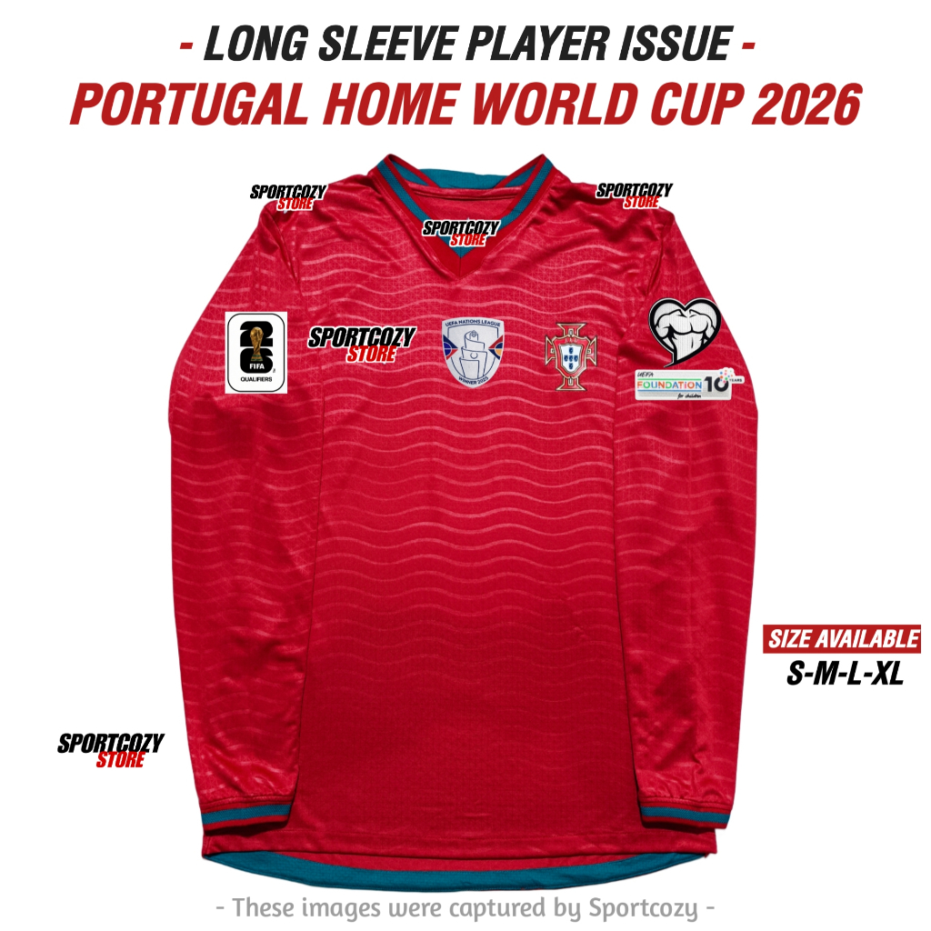 LONG SLEEVE PLAYER ISSUE | JERSEY POR HOME WCUP 2026