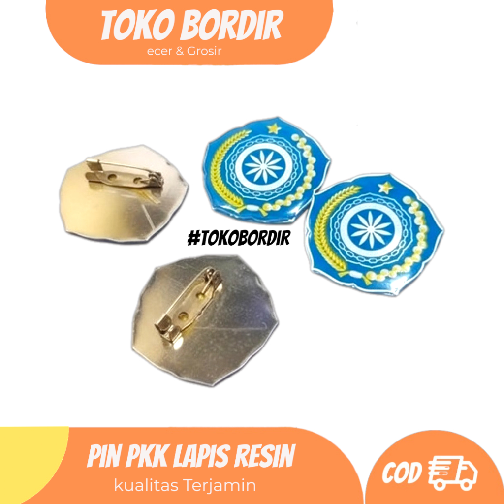 Pin pkk / pin pkk lapis resin