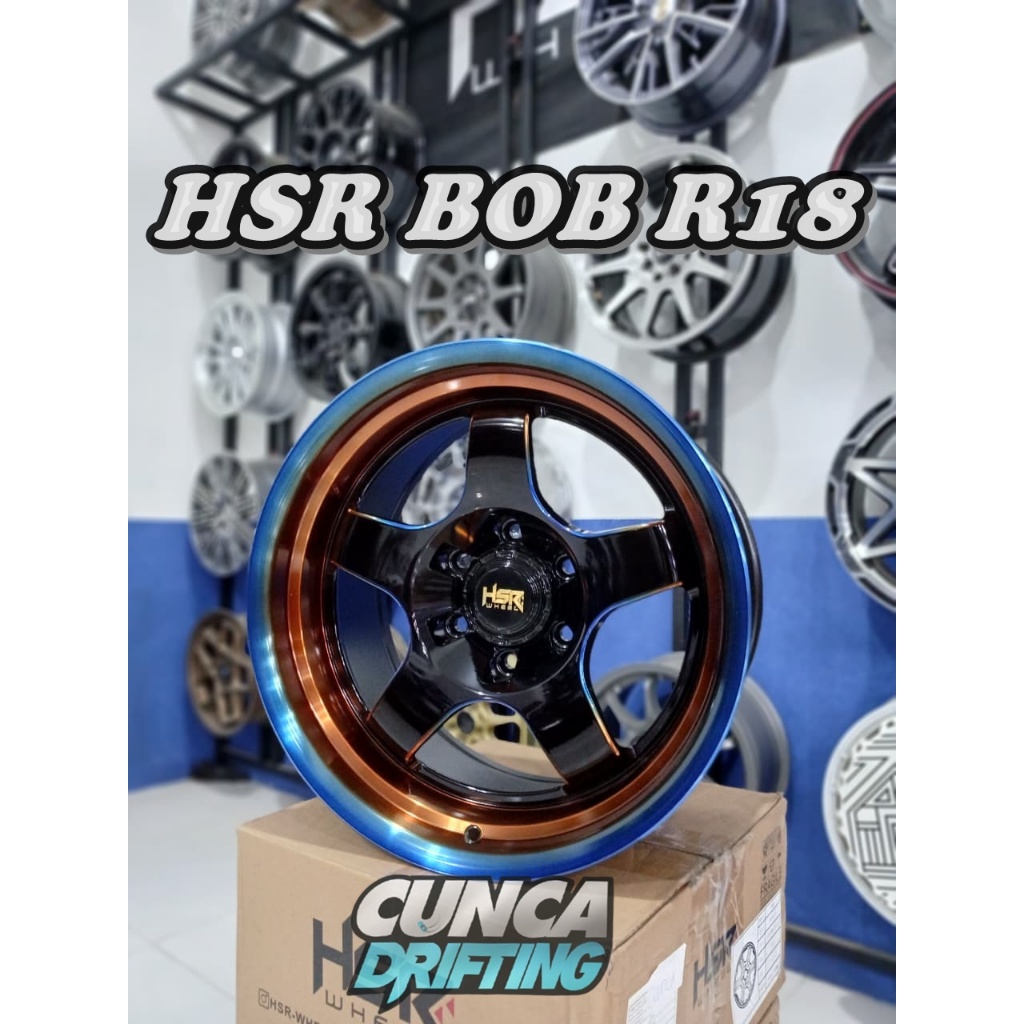 VELG RACING RING 18 RAINBOW UNTUK PAJERO HILUX STRADA TRITON FORTUNER BLAZER BRABUS HSR BOB R18