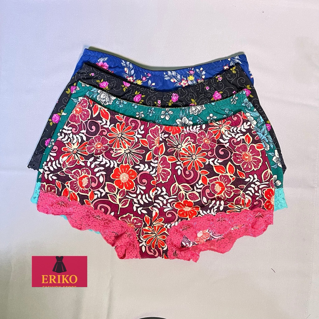 Celana dalam wanita seksi model Hotpants bahan lembut paket 3pcs 6pcs