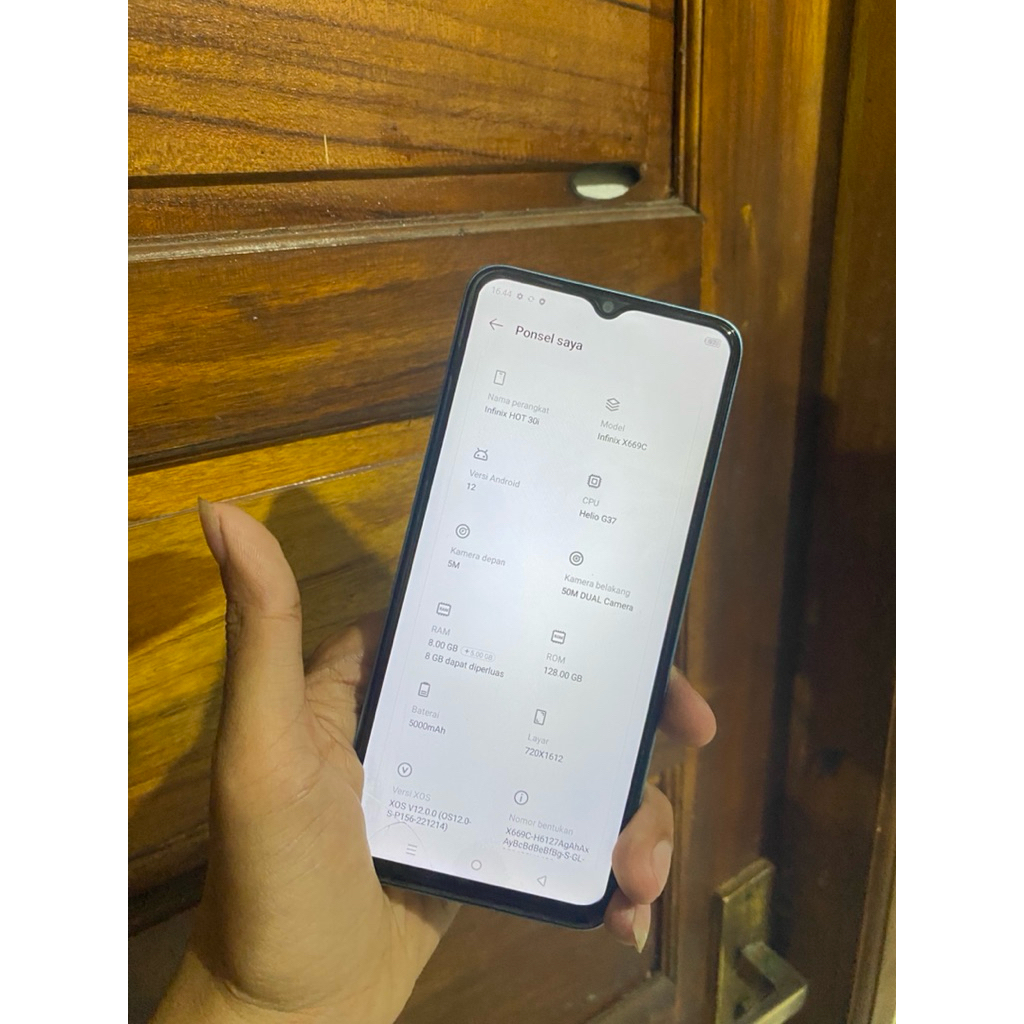 INFINIK HOT 30i ram 8/128 FULSET segel