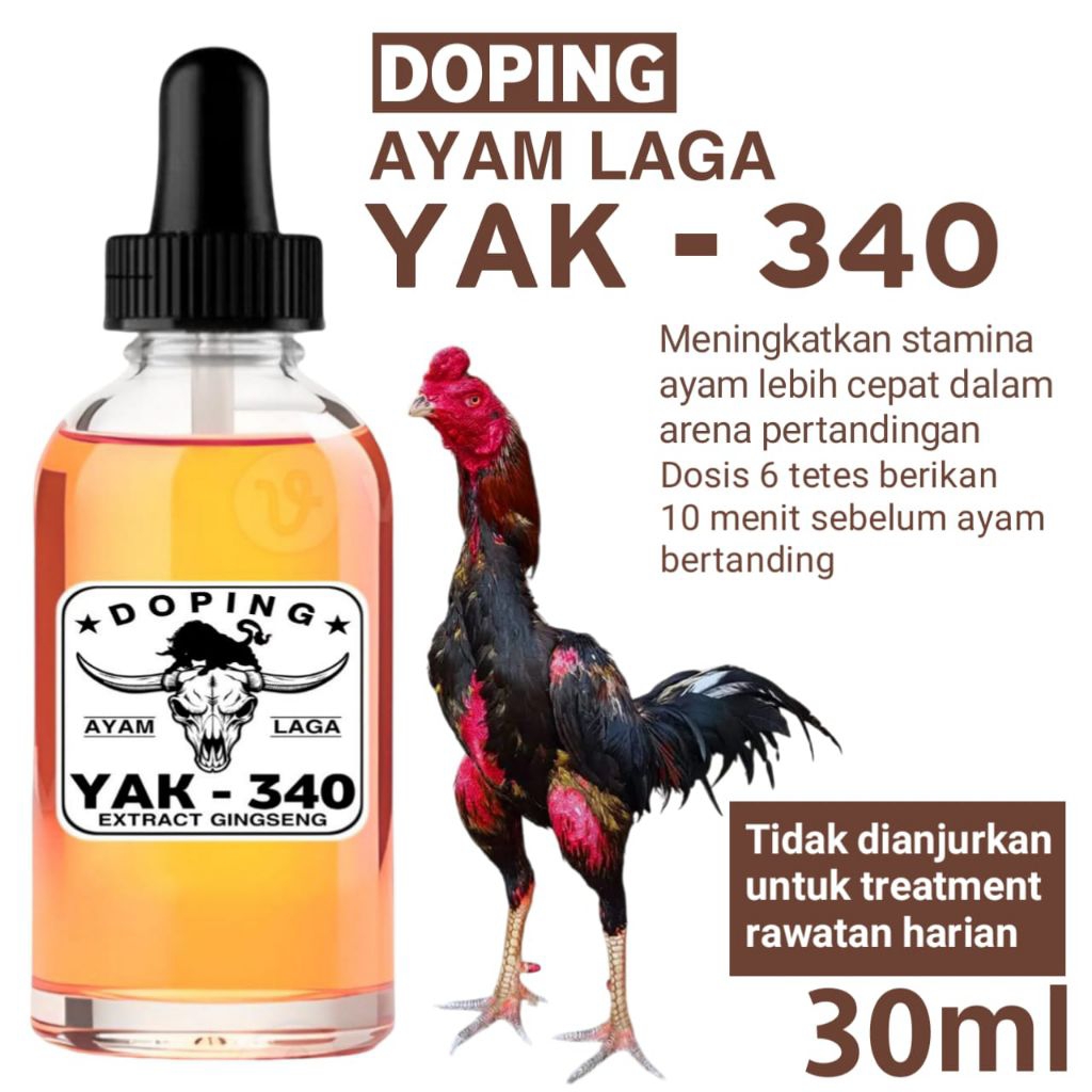 Suplemen stamina ayam khoytrad YAK-340