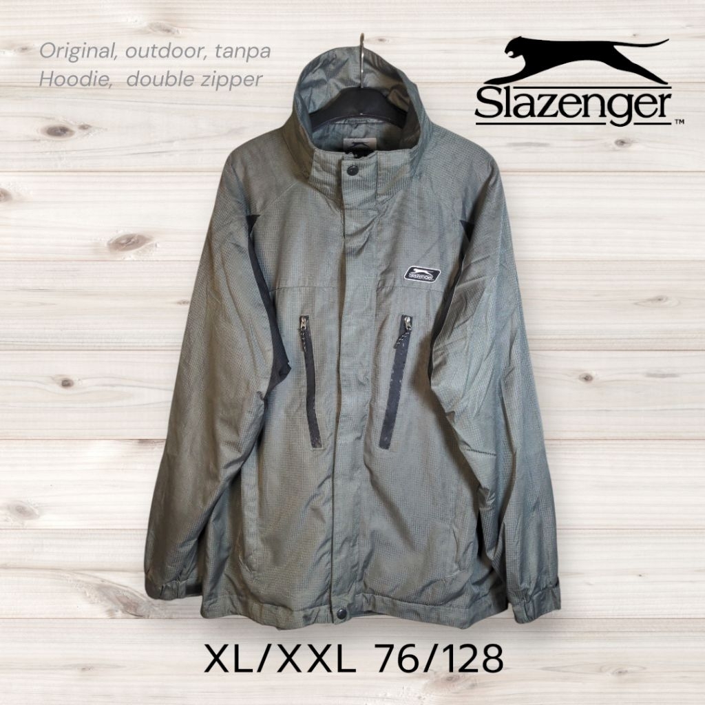 SLAZENGER Windbreaker Windproof Jacket Outdoor Original Size XL XXL