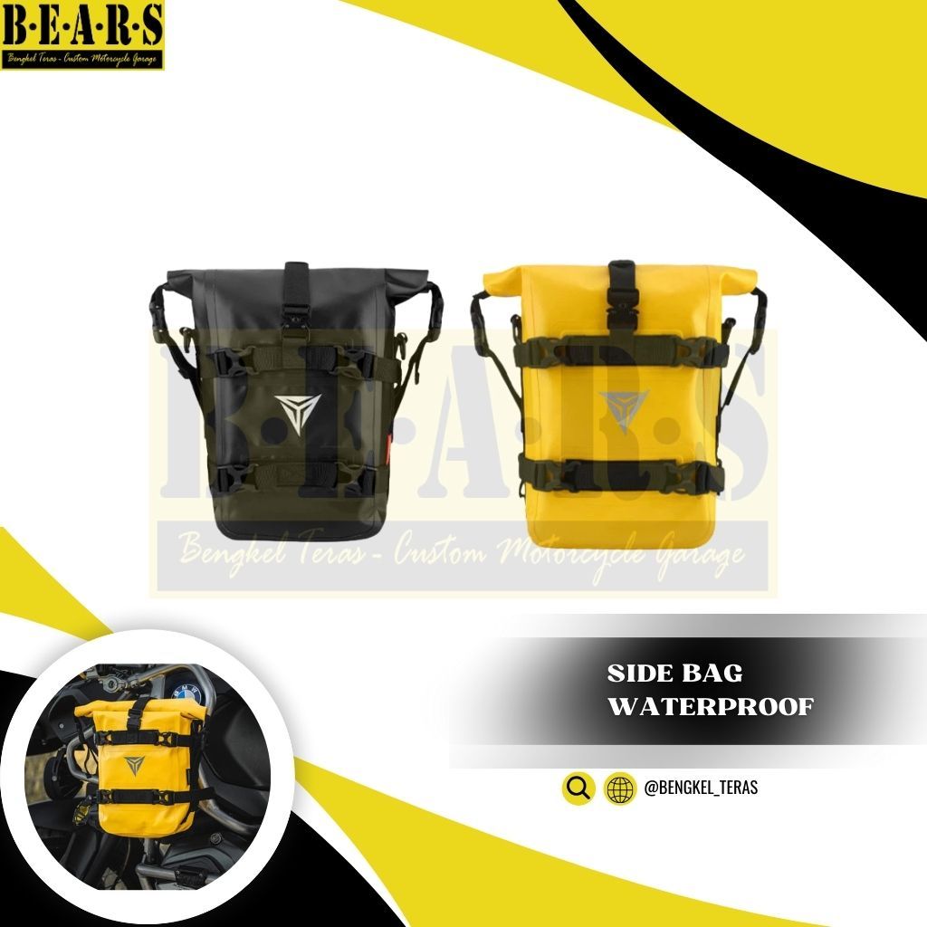 Tas Motor Turing Bag Waterproof Tas Motor Touring Side Bag