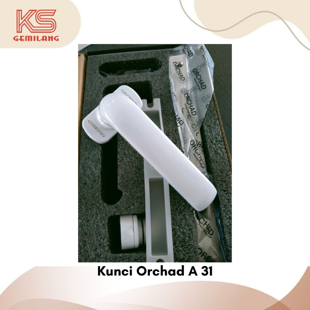 Kunci Pintu Aluminium Orchad A 31 / Aluminium Lock Orchad