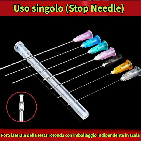 Korean imported blunt needles, medical aesthetic-grade blunt needles, disposable sterile blunt needl