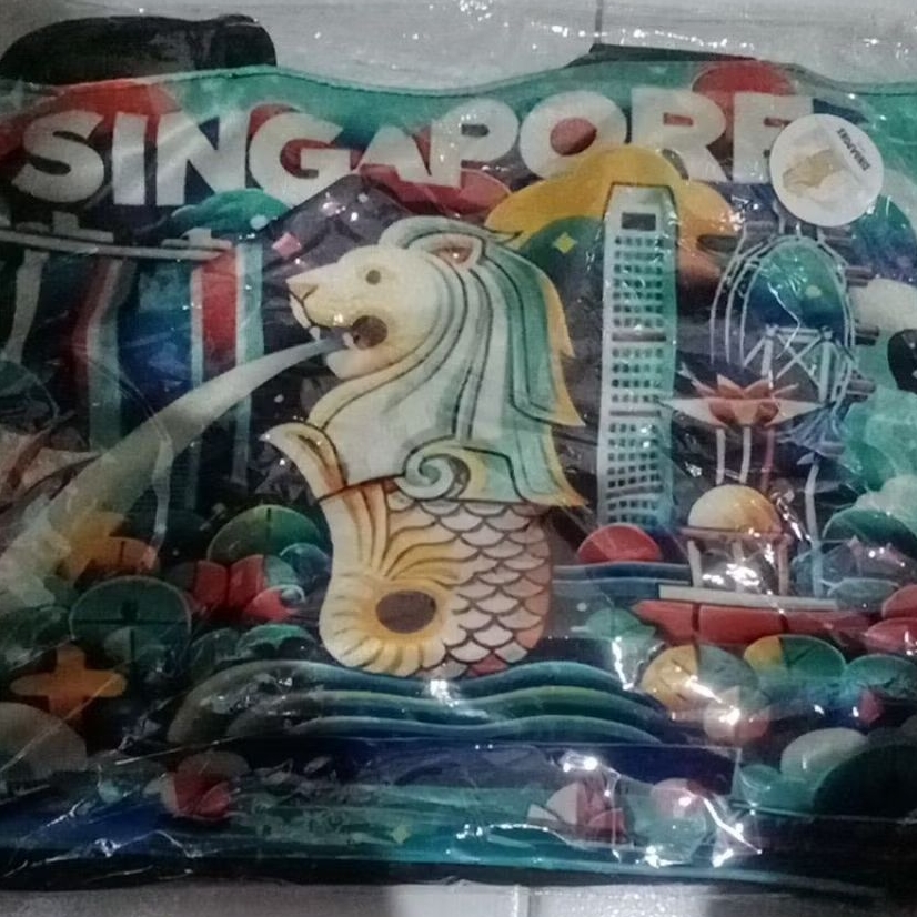 SOUVERNIR/OLEH OLEH TAS SINGAPORE/TOTE BAG SINGAPORE