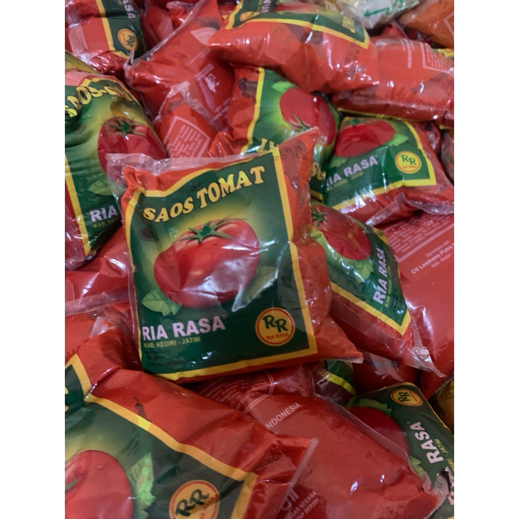 10 bungkus saos tomat ria rasa saos bakso saos mie ayam