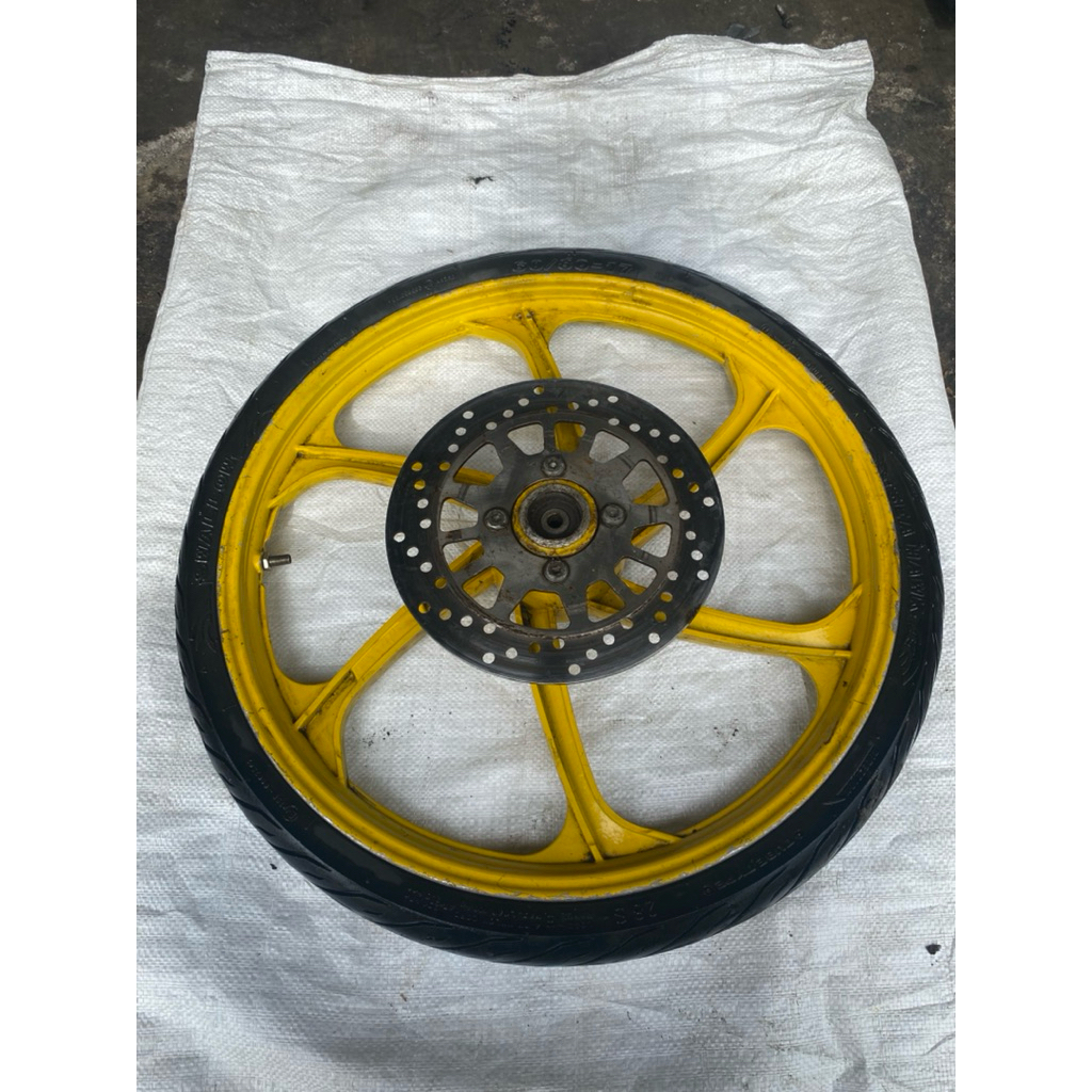 Velg pelek roda depan yamaha palang 6 (tanpa ban) pnp fiz r vega jupiter force 1
