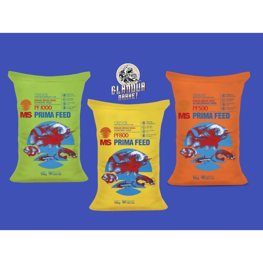 Pelet Ikan PF 200, 500, 800, 1000 Repack 1KG