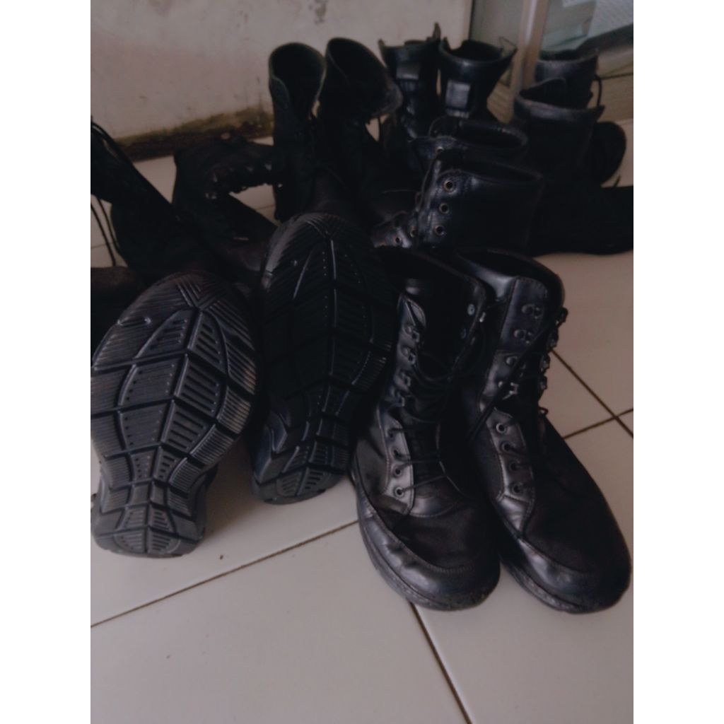 sepatu PDL TNI ORI/SECOND/BERKUALITAS