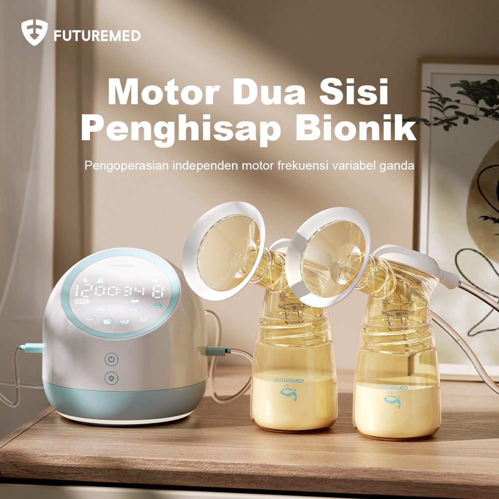 FUTUREMED Pompa ASI Double Pump Elektrik Hospital Grade Pumping ASI Electric Breast Pump Portable