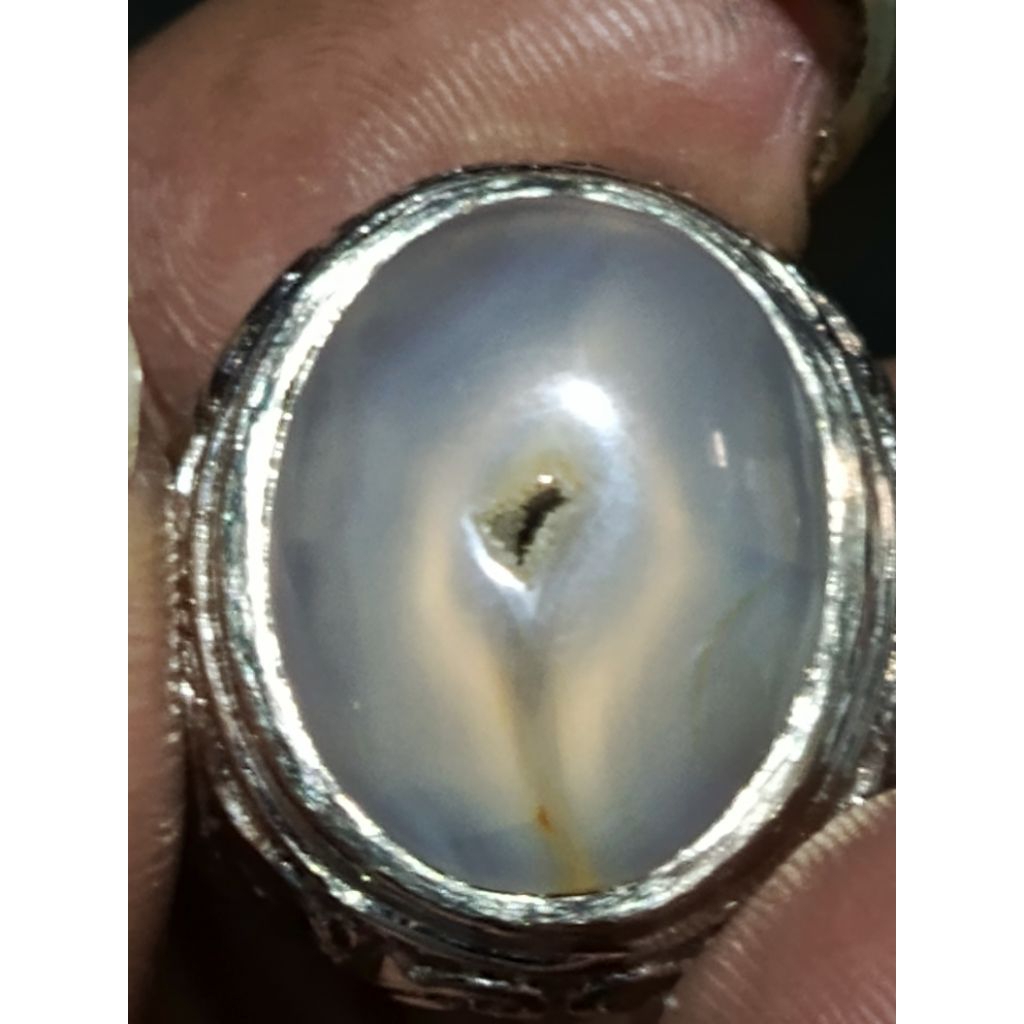 batu asli combong Sulaeman combong bergiwang klep super mewah ikat alpaka krum no 7'5