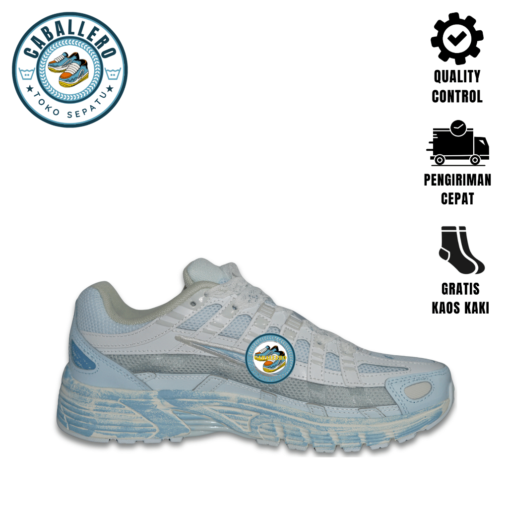 Sepatu Sneakers 6000 Blue Camo - CABALLERO