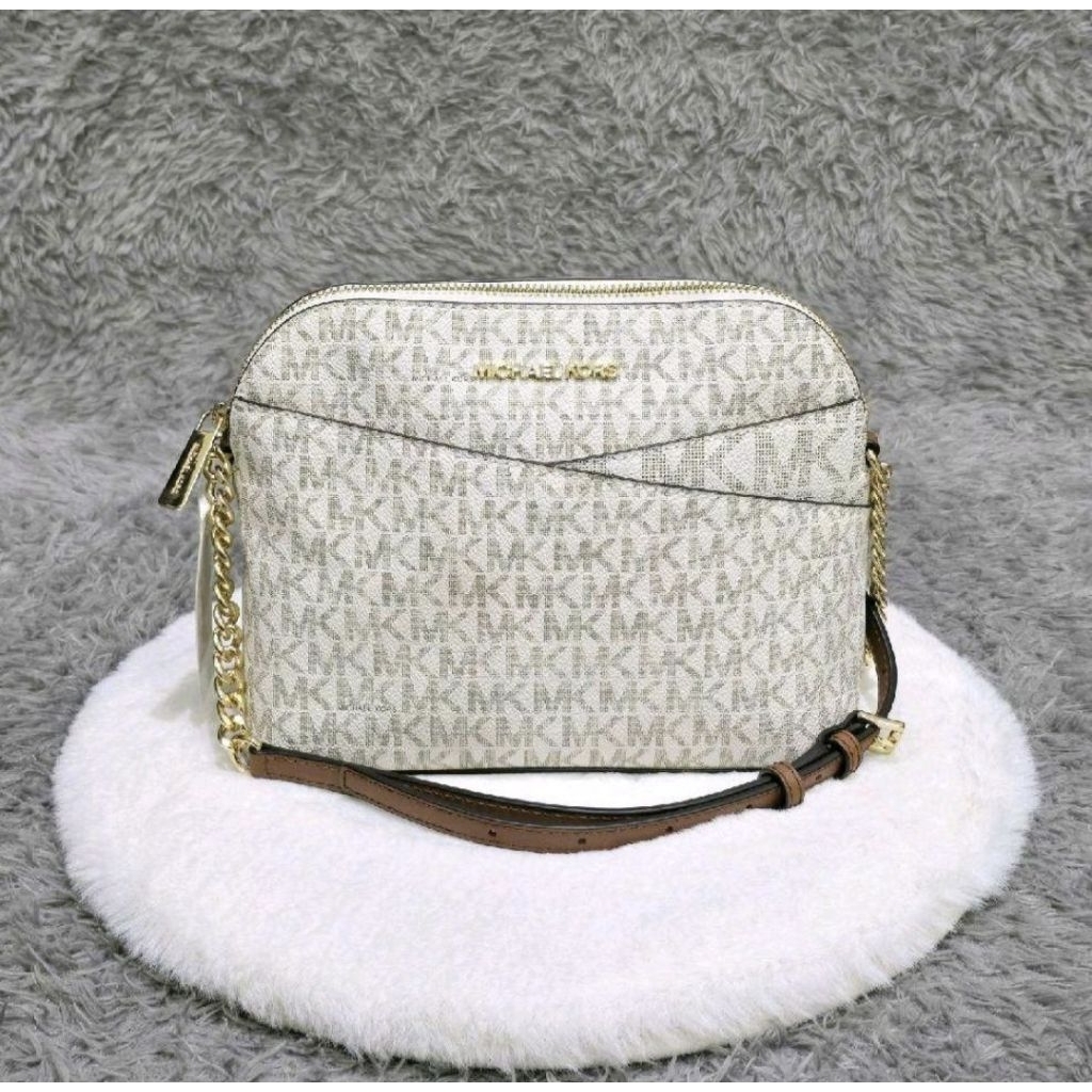 (100% ORI) MK JET SET TRAVEL MEDIUM DOME CROSSBODY