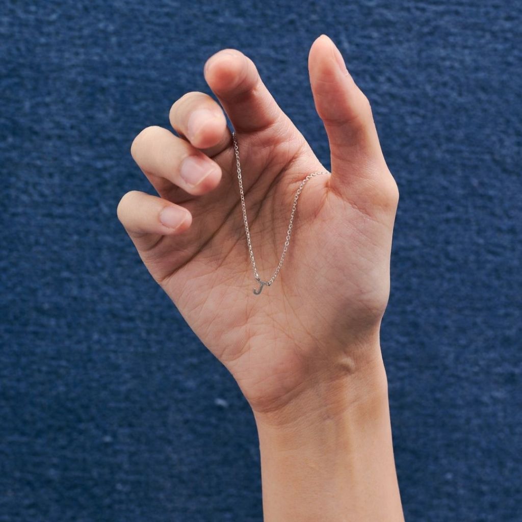 Jewel and Tale - Initial Bracelet Gelang Inisial Huruf Zodiac Anti Karat 925 Sterling Silver 18K Gol