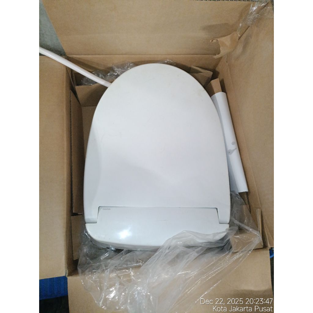 Tutup Kloset TOTO TC 364 - Tebal 1cm, Komplit Set, Cocok untuk Model TOTO TC 505