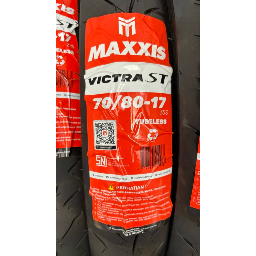 BAN MAXXIS VICTRA 70/80-17 TUBELESS