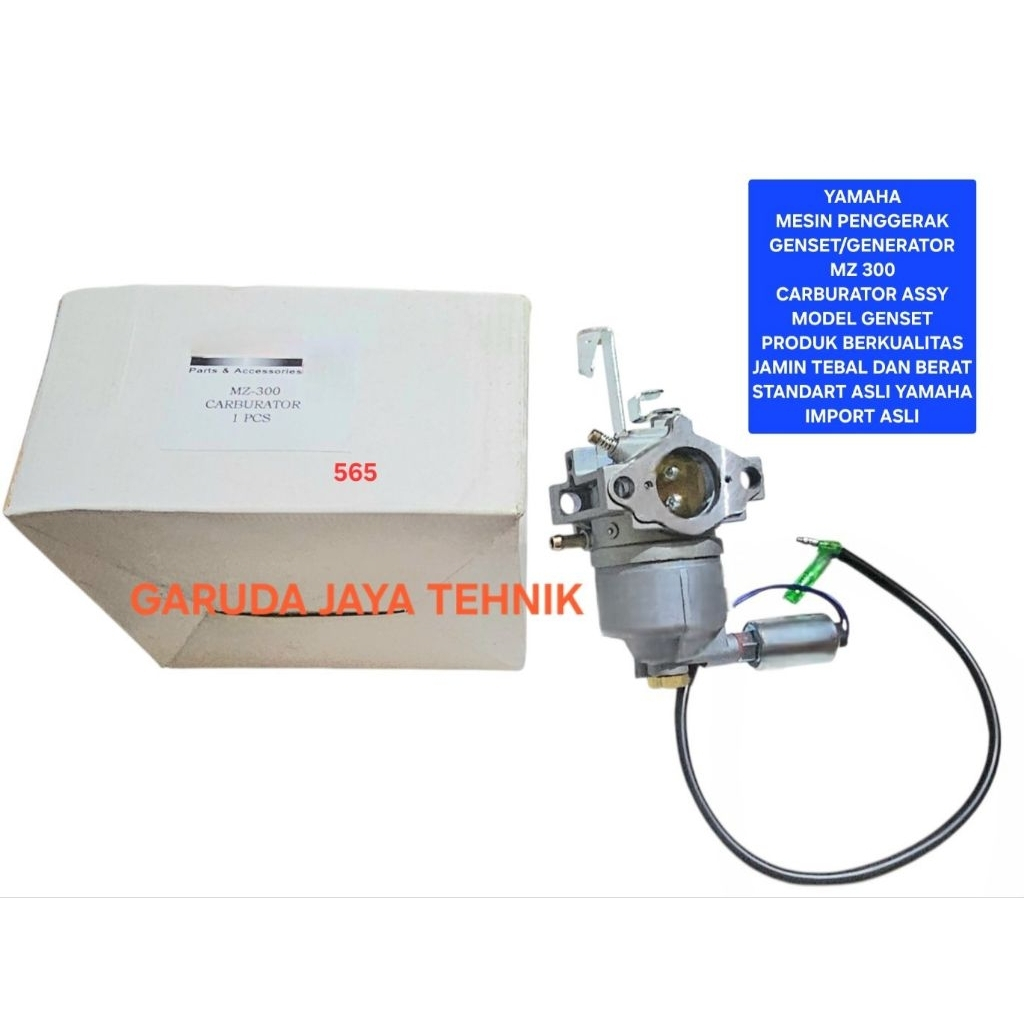 Carburator genset yamaha mz300 mz 300 mesin penggerak genset yamaha mz300 mz 300 import asli (565)