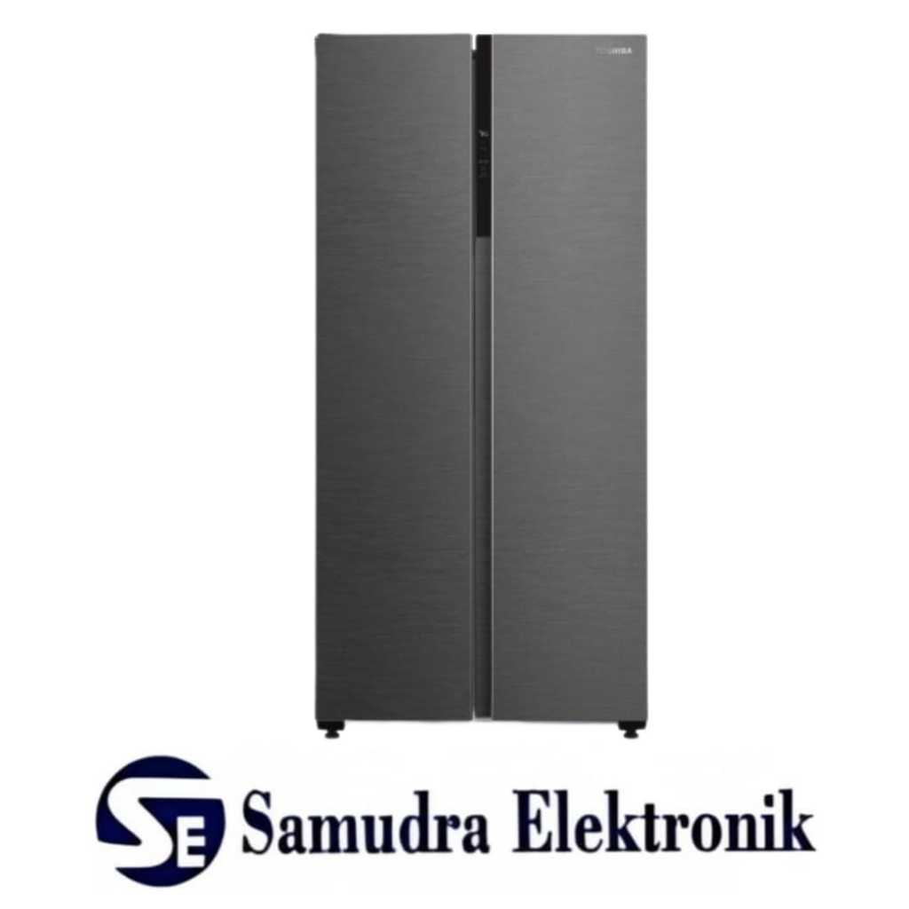 Kulkas Side BY Side Refrigerator Toshiba GR-RS600WI-PMF