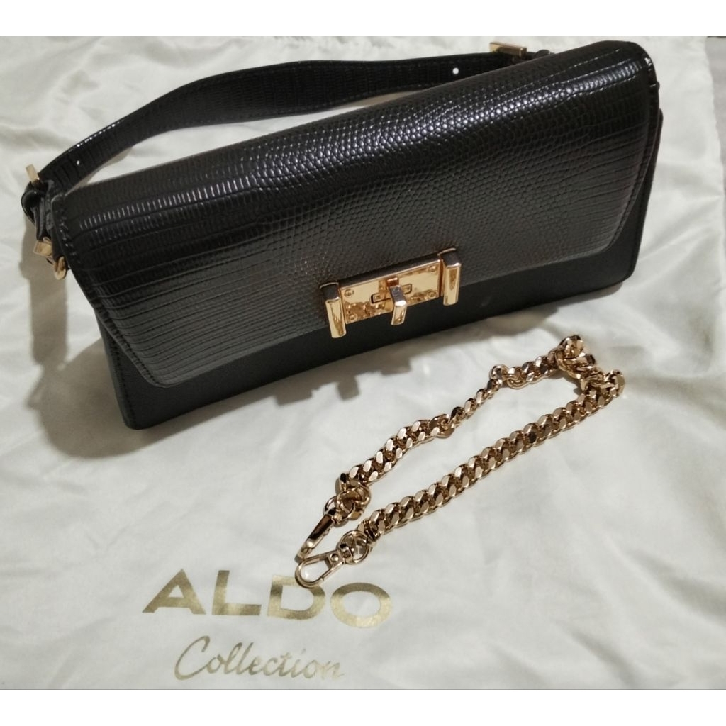 tas pesta merk Aldo hitam
