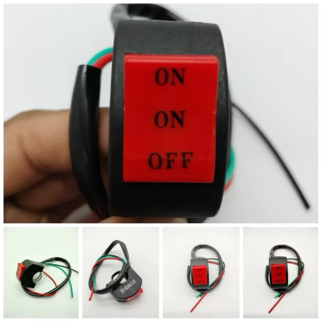 Saklar on on Off 3 mode lampu tembak universal switch stang saklar lampu tembak