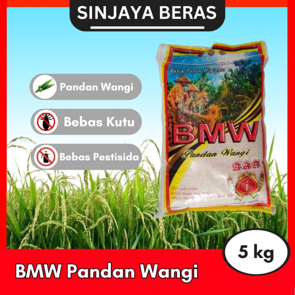 Beras BMW Pandan Wangi 5 Kg