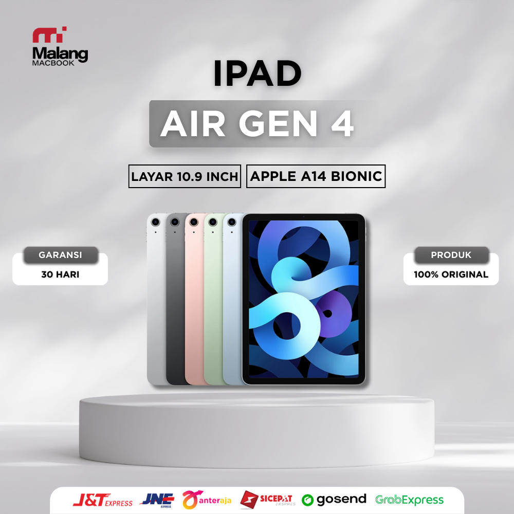 Apple iPad Air Gen 4 2020 10 inch 64GB - 256GB Second Original Bergaransi