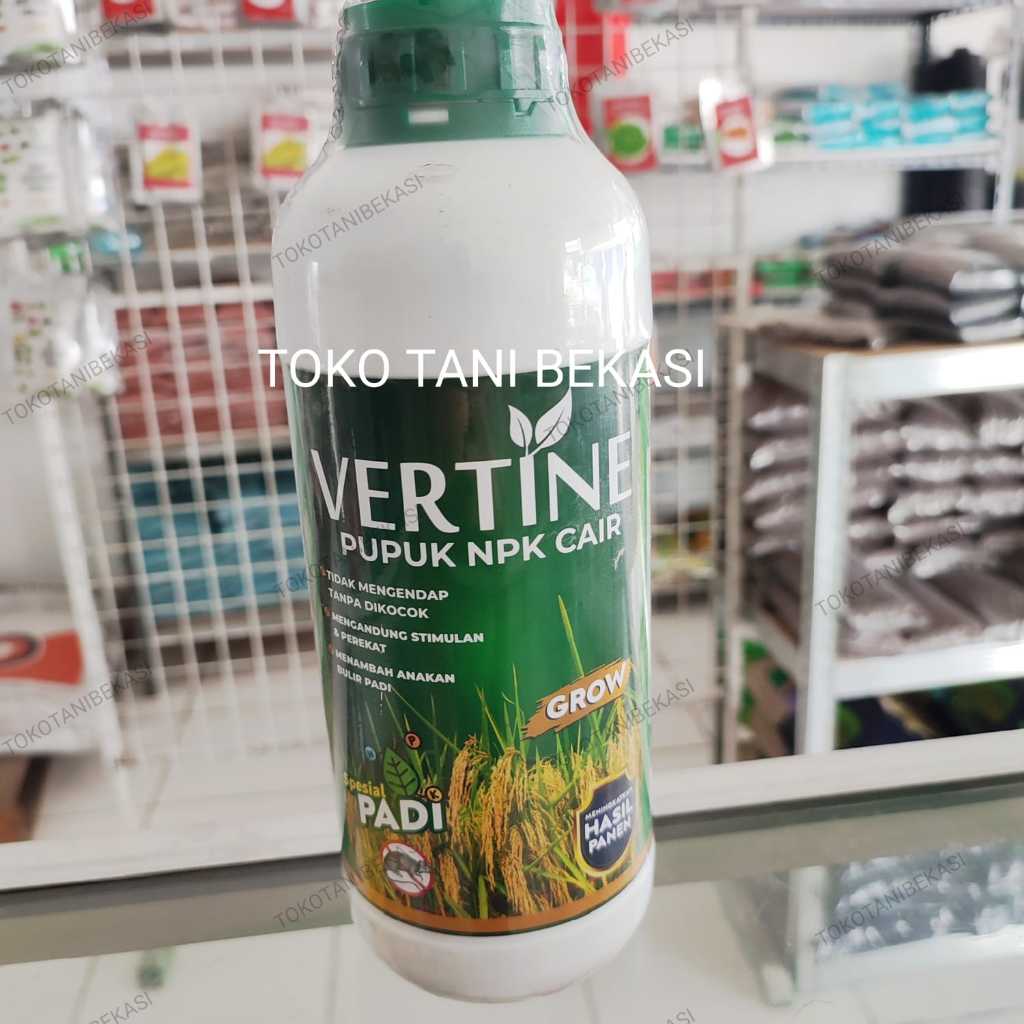 PUPUK NPK CAIR VERTINE GROW KEMASAN 1 LITER MERANGSANG PERTUMBUHAN TANAMAN