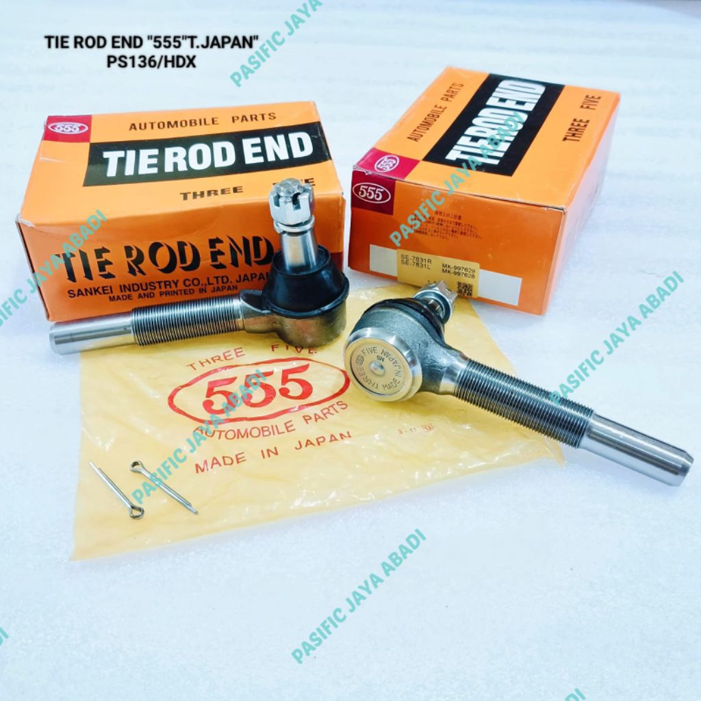 TIE ROD END TIE ROD MITSUBISHI CANTER PS136 PS 136 HDX ORI 555 JAPAN HARGA 1SET